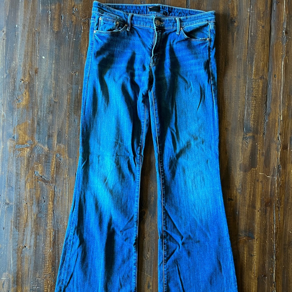 MOTHER Denim size 31 “Wilder Kitty Flare”